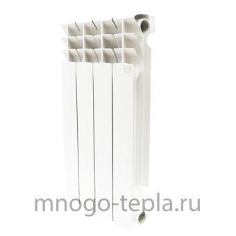 Биметаллический радиатор отопления STI Bimetal 500/80, 4 секции, на площадь до 5.2 м2, тепловая мощность 516 Вт - №1