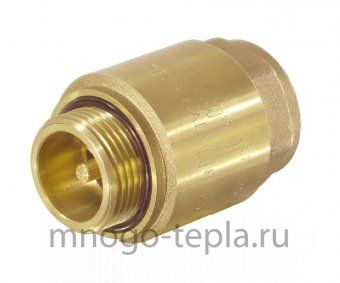 Обратный клапан 1 1/4 ГГ TIM JH-1013 с металлическим штоком - №1