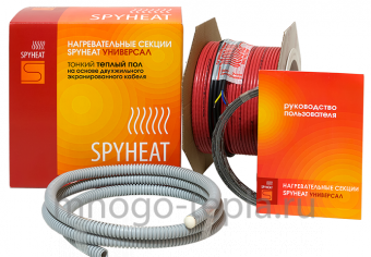 Кабельный тонкий теплый пол SpyHeat SHFD-12-1000 (до 8.3 м2 1000 Вт) - №1