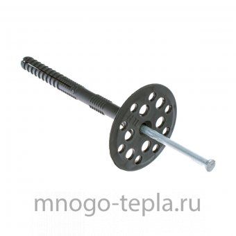 Дюбель для утеплителя с металлическим гвоздем 10х160 мм - №1