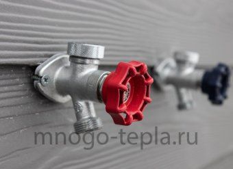 Незамерзающий кран для воды TIM W-HF0245, 1/2" штуцер, для стены 450 мм - №1