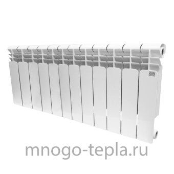 Биметаллический радиатор отопления STI Bimetal 350/80, 12 секций, на площадь до 12.6 м2, тепловая мощность 1260 Вт - №1