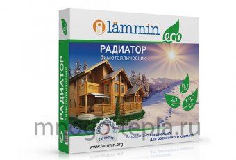 Биметаллический радиатор Lammin Eco BM 500 80 1 секция - №1