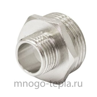 Ниппель переходной 2" x ½" никелированный - №1