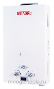 Теплокс ГПВ-10-Б, проточный газовый водонагреватель, белый