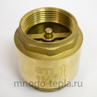 Клапан обратный пружинный STI 40 (латунное уплотнение) - №1
