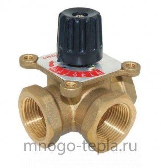 Трехходовой смесительный клапан ТИМ (BL3805) 1 1/4" поворотный - №1