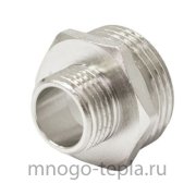 Ниппель переходной 2" x ½" никелированный