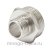 Ниппель переходной 2" x ½" никелированный