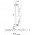 Стальной панельный радиатор AXIS 11 500x700 Classic - №3