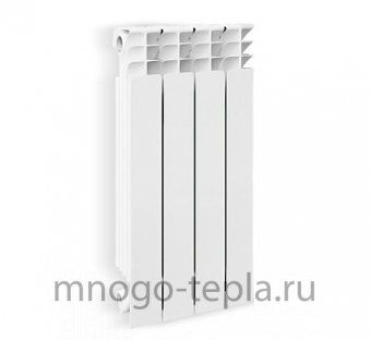 Алюминиевый радиатор Oasis RU-N 500/80, 4 секции, литой (Россия) - №1
