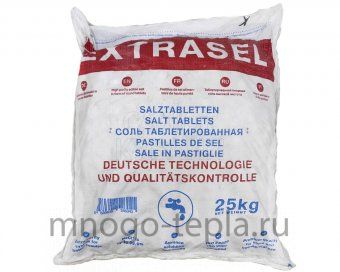 Таблетированная соль ТМ EXTRASEL, 25 кг - №1