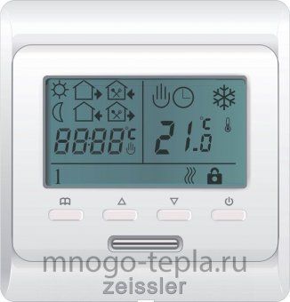 Электронный термостат TIM M6.713 для теплого пола - №1