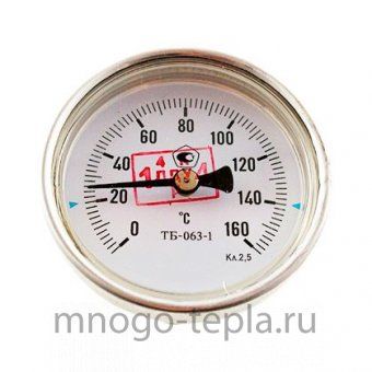 Термометр биметаллический 150°C L=100 - №1