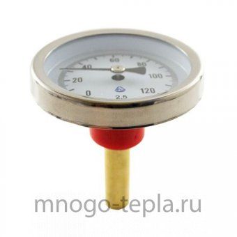 Термометр биметаллический 120°C L=60 (50) - №1