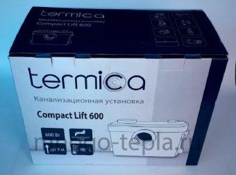 Канализационный насос измельчитель для унитаза Termica Compact Lift 600 - №1