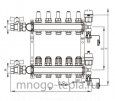 Коллекторная группа Tim (KC003) 1" ВР, 3 отвода 3/4", расходомер, воздухоотводчик, сливной кран - №5