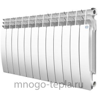 Алюминиевый радиатор STI GRAND 500/100, 12 секций, на площадь до 22.3 м2, тепловая мощность 2232 Вт - №1