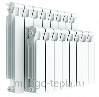 Биметаллический радиатор RIFAR MONOLIT 350 9 секций - №1