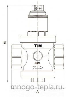 Редуктор давления системы водоснабжения TIM BL2805B, подсоединение 1 1/4 дюйм - №1