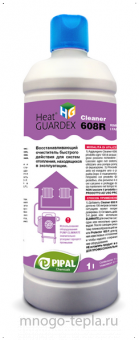 Реагент для очистки систем отопления HeatGuardex CLEANER 608 PE, 1 л - №1