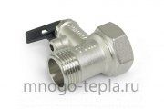 Предохранительный клапан для бойлера 3/4" TIM BL5813 (7 бар) с ручкой сброса