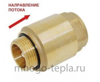 Обратный клапан 1 1/4" ШГ TIM с металлическим штоком для скважинного насоса - №1