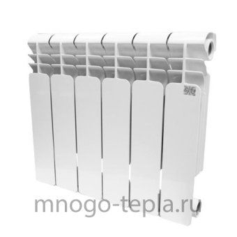 Биметаллический радиатор отопления STI Bimetal 350/80, 6 секций, на площадь до 6.3 м2, тепловая мощность 630 Вт - №1