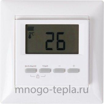 Терморегулятор цифровой электронный термостат для систем отопления SPYHEAT NLC-511H бел.+5 до +40 - №1
