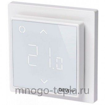 Терморегулятор DEVIreg™ Smart с Wi-Fi интеллектуальный 16А (полярно-белый) 140F1140 - №1