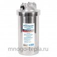 Магистральный фильтр для воды Аквабрайт АБФ-НЕРЖ-10ББ, подключение 1", формат BB 10, из нержавеющей стали - №2