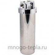 Магистральный фильтр для горячей воды USTM WF-HOT-SS-10, подключение 3/4", формат SL 10, из нержавеющей стали