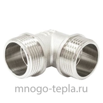 Угольник 1 1/2" Н-Н никелированный латунный - №1