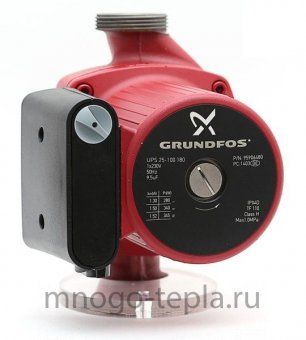 Насос циркуляционный Grundfos UPS 25-100 - №1