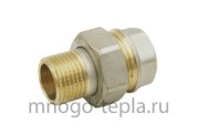 Американка никелированная прямая г/ш 1 1/2 (Ду 40)