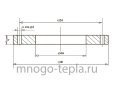 Бурт полипропиленовый 50 под PPRC с фланцем (Ду 40) стальным в комплекте, PN25 - №3