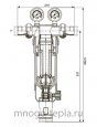 Фильтр механической очистки TIM F07S04AA - 1" с 2-мя манометрами, промывкой и прозрачной колбой - №5