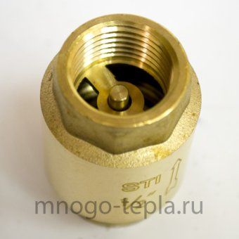 Клапан обратный пружинный STI 15 (латунное уплотнение) - №1