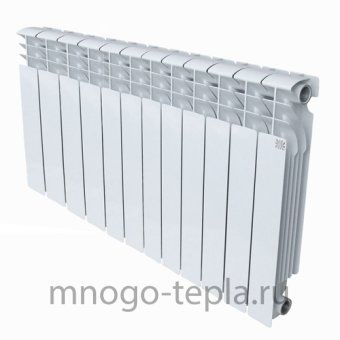 Алюминиевый радиатор отопления STI Classic 500/100, 12 секций, на площадь до 18.8 м2 - №1