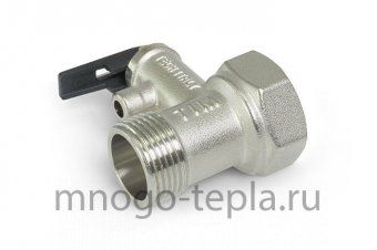 Предохранительный клапан для бойлера 1/2" TIM BL5812 (7 бар) с ручкой сброса - №1