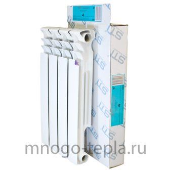 Алюминиевый радиатор отопления STI Classic 500/100, 4 секции, на площадь до 6.3 м2 - №1