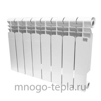 Биметаллический радиатор отопления STI Bimetal 350/80, 8 секций, на площадь до 8.4 м2, тепловая мощность 840 Вт - №1