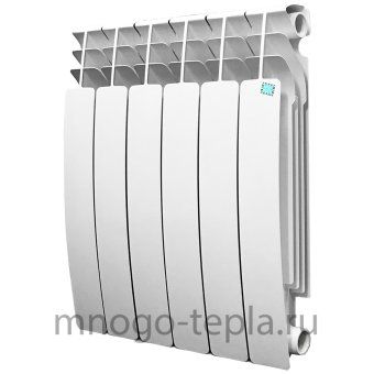 Биметаллический радиатор отопления STI Bimetal GRAND 500/100, 6 секций, на площадь до 10.9 м2, тепловая мощность 1086 Вт - №1