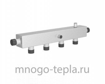 Коллектор распределительный для котельной RISPA К 60-5В, нержавеющая сталь - №1