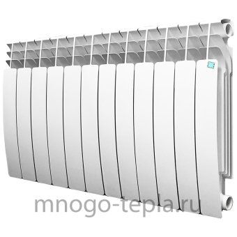 Биметаллический радиатор отопления STI Bimetal GRAND 500/100, 12 секций, на площадь до 21.7 м2, тепловая мощность 2172 Вт - №1