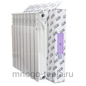 Биметаллический радиатор STI Bimetal 500/100, 8 секций, на площадь до 11.2 м2, тепловая мощность 1120 Вт - №1