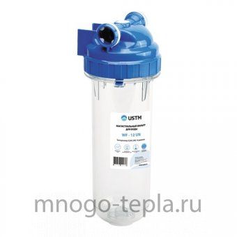 Магистральный фильтр для воды USTM WF-12 UN, подключение универсальное (1/2" - 3/4" - 1"), формат SL 10 - №1