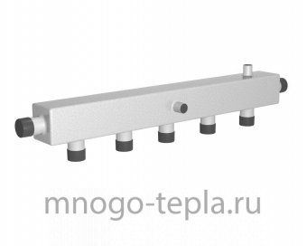 Коллектор распределительный для котельной RISPA К 60-6В, нержавеющая сталь - №1